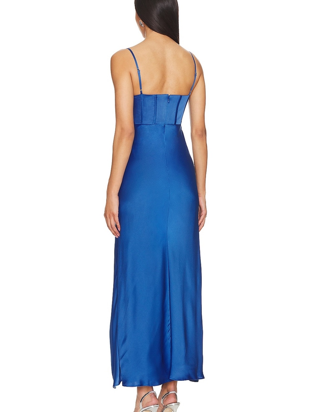 REVOLVE ASTR the Label Cannes Dress in Denim Blue. - Picture 3 of 7